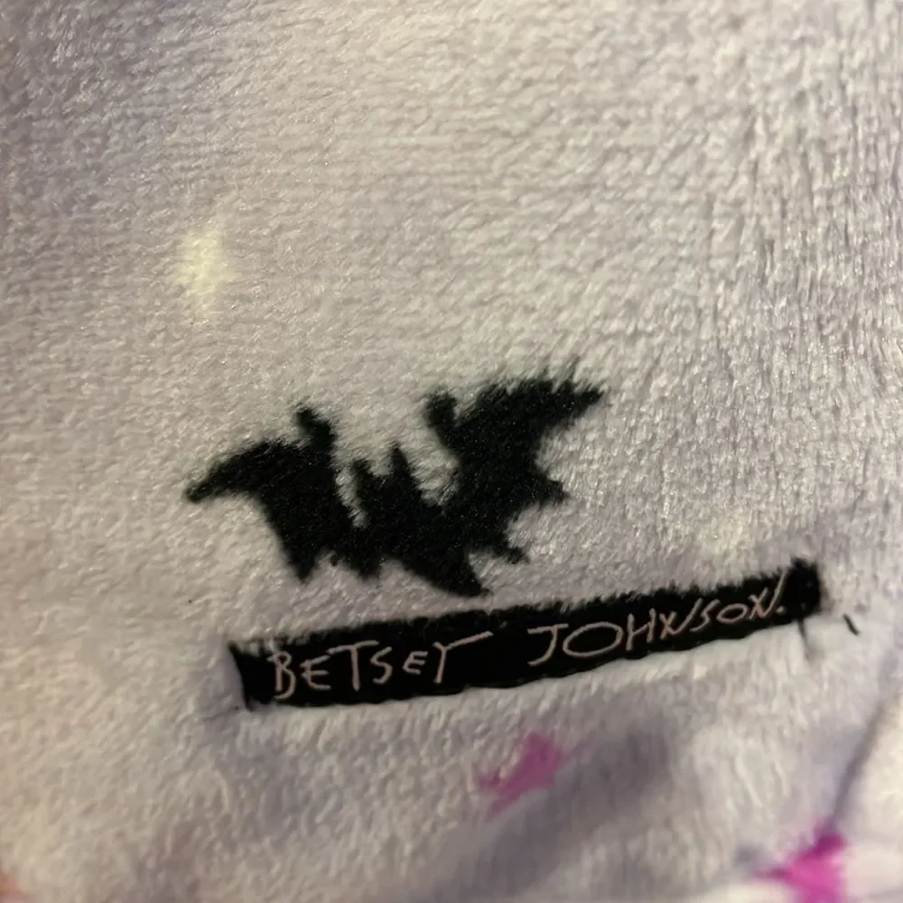 Betsey Johnson Purple Cat  throw